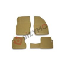 Ford Focus 2 Sedan 2005-2011 Premium 3D Bej Havuzlu Oto Paspas Bizymo