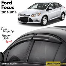 Ford Focus 2011-2014 3 Sedan Mugen Cam Rüzgarlığı