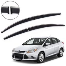 Ford Focus 3 2012-2018 Krom Çıtalı Cam Rüzgarlığı