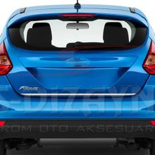 Ford Focus 3 Hb 2011-2014 Krom Bagaj Alt Çıtası