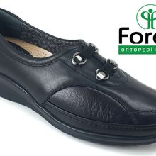Forelli 26201 Siyah Cift Flex Bantli Kadın Ayakkabı