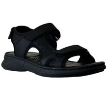 Forelli 40526-G Bruce Siyah Nubuk Erkek Sandalet