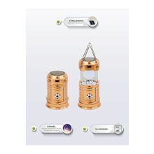 Forlife FL-3226 20W Solar İki Fonksiyonlu Gold Kamp Feneri