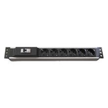 Formrack Sigortalı 6'lı 19 inc Alüminyum Priz
