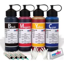 Forprint Canon Pixma E204/E304/E404 Yazıcı Uyumlu 4x500 ml Dolum Seti