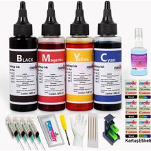 Forprint MG2450+MG2455+PG545+CL546 4 X 100 ml Renkli Kartuş Dolum Seti