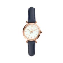 Fossil Fes4502 Lacivert Deri Kordon Kadın Kol Saati