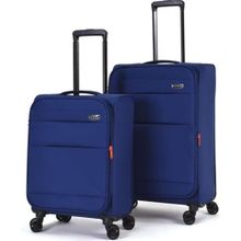 Fossil FSL023 Ultra Light Lacivert Orta ve Kabin 2'li Kumaş Valiz Seti
