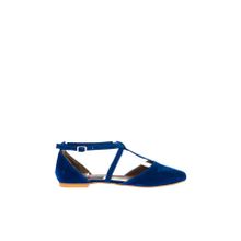 Fox Shoes D726537302 Saks Mavi Kadın Babet