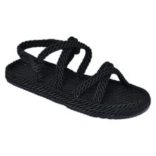 Fox Shoes H596011704 Siyah Kadın Sandalet