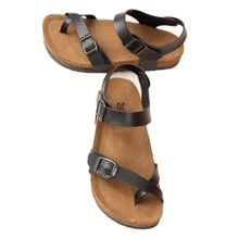 Fox Shoes H777786009 Siyah Kadın Sandalet