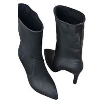 Fox Shoes L404891302 Siyah Süet Kadın Bot