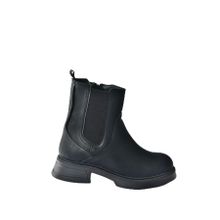 Fox Shoes N674260009 Siyah Alçak Topuklu Günlük Kadın Bot