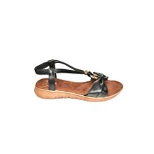 Fox Shoes S2580135 09 Alçak Tabanlı Siyah Kadın Sandalet