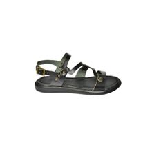 Fox Shoes S2910184 03 Hakiki Deri Siyah Kadın Sandalet