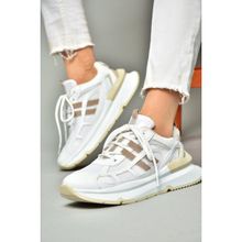 Fox Shoes S973017604 Beyaz Vizon Kumaş Spor Ayakkabı Sneakers