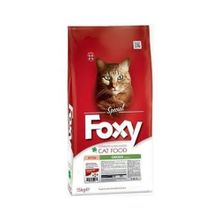 Foxy Tam ve Dengeli Omega Plus Balıklı Yetişkin 15 kg Kedi Maması