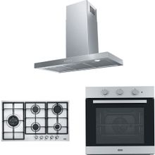 Franke FDF EG6 90 XS+FHNL 905 4G TC XS C+FSL 82 H XS Inox 3'lü Ankastre Set