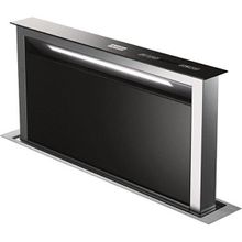 Franke FDW 908 IB XS B.Glass Downdraft Siyah Ankastre Davlumbaz
