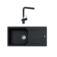 Franke Urban Ubg 611-100 Nero Granit Evye Actıve Batarya Set