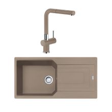 Franke Urban UBG 611-100 Oyster Renkli Granit Eviye