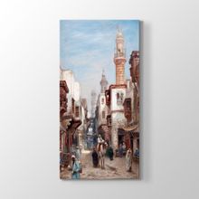 Frans Wilhelm Odelmark - Kahire Çarşı Caddesi Tablosu