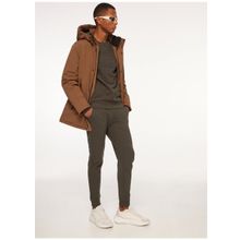 Fred Mello FM23W02PF Kahve Lastikli Bel Slim Fit Erkek Eşofman Altı