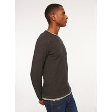Fred Mello FM23W07MG Antrasit Melanj Bisiklet Yaka Slim Fit Erkek Kazak