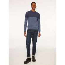 Fred Mello FM23W28PD Lacivert Normal Bel Normal Paça Slim Fit Denim Erkek Pantolon