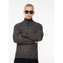 Fred Mello FM23W39MM Siyah Dik Yaka Slim Fit Erkek Kazak