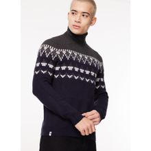 Fred Mello FM23W62MD Lacivert Balıkçı Yaka Slim Fit Erkek Kazak