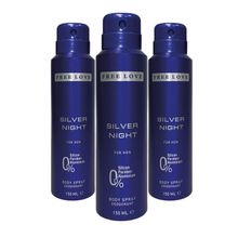 Free Love Silver Night 3x150 ml Erkek Sprey Deodorant