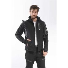 Freecamp Eagle Erkek Softshell Mont FML003/ 105097 - Siyah - 2XL
