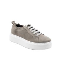 Freefoot 221150 Açık Gri Nubuk Kadın Sneaker Ayakkabı