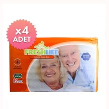 Freshlife 30 Adet 4'lü XLarge Belbantlı Islaklık Göstergeli Hasta Bezi