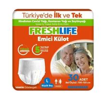 Freshlife L 30'lu Emici Külot Yetişkin Hasta Bezi