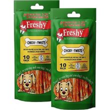 Freshy Chicky Twists Tavuklu 2x90 gr Köpek Ödül Maması