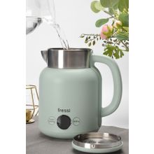 Fressi KT-01 Retrofi Su Yeşili 1.5 lt Retro Elektrikli Kettle