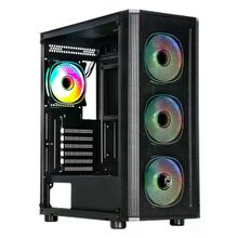 Frisby CM-105 650 W 80+ USB3.0 4x12 cm Fan Pencereli Siyah ATX Kasa