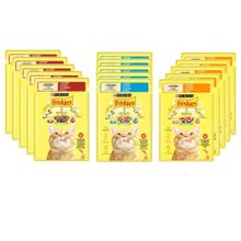 Friskies 15x85 gr Sığır Etli & Somonlu & Tavuklu Karışık Yaş Kedi Maması