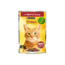 Friskies Sığır Etli Soslu Yaş 10x85 gr Kedi Maması