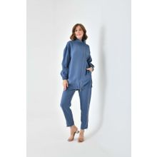 Ftz Women İndigo 30716 Kadın Modal Pantolonlu Takım