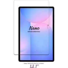 Fuchsia Galaxy Tab S10 FE Plus Uyumlu 13.1 inç Nano Ultra İnce Screen Protector Ekran Koruyucu