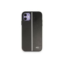 Fuchsia İphone 11 İle Uyumlu Kılıf Hbc-155 Lizbon Siyah Kapak
