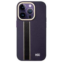 Fuchsia İphone 14 Pro İle Uyumlu Hbc-163 Times Kapak - Derin Mor Kılıf