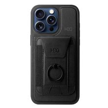 Fuchsia İphone 14 Pro İle Uyumlu Hbc-228 Havana Magnet Siyah Kartvizitli Kapak