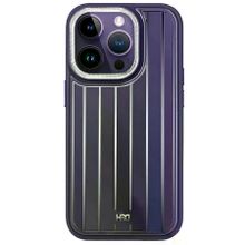 Fuchsia İphone 14 Pro Max Uyumlu Hbc-190 Kolaj Derin Mor Kılıf