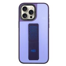 Fuchsia İphone 15 Pro Max İle Uyumlu Hbc-239 Colombo Mor Standlı Kapak