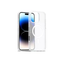Fuchsia İphone 16 Pro Max İle Uyumlu Jota Şeffaf Kablosuz Şarj Özellikli Kapak