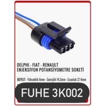 Fuhe Oto Fhe 3K002 Delphı / 12162182- Fıat Renault Uyumlu Enjeksiyon Potansiyemetre Soketi
